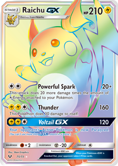 Raichu-GX — Shining Legends