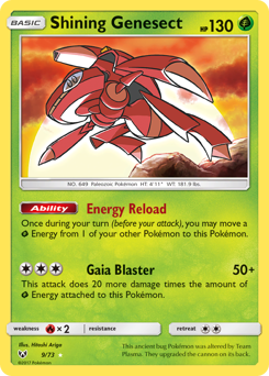 Shining Genesect — Shining Legends