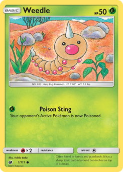Weedle — Crimson Invasion