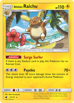 Alolan Raichu — Crimson Invasion