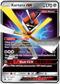 Kartana-GX — Crimson Invasion