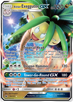 Alolan Exeggutor-GX — Crimson Invasion