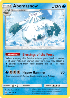 Abomasnow — Ultra Prism