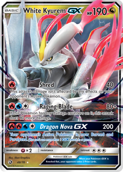 White Kyurem-GX — Dragon Majesty