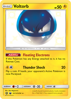 Voltorb — Hidden Fates Shiny Vault