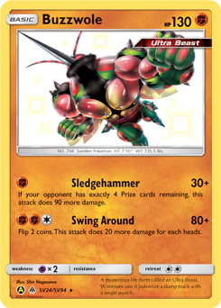 Buzzwole — Hidden Fates Shiny Vault