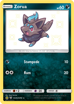 Zorua — Hidden Fates Shiny Vault