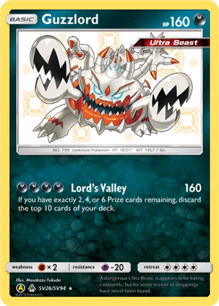 Guzzlord — Hidden Fates Shiny Vault