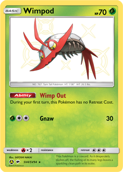 Wimpod — Hidden Fates Shiny Vault