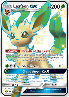 Leafeon-GX — Hidden Fates Shiny Vault