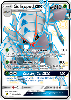 Golisopod-GX — Hidden Fates Shiny Vault
