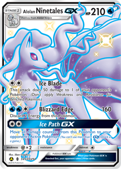 Alolan Ninetales-GX — Hidden Fates Shiny Vault