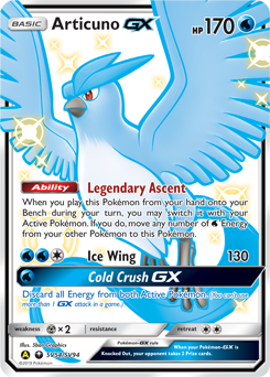Articuno-GX — Hidden Fates Shiny Vault