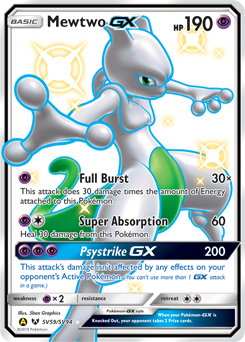 Mewtwo-GX — Hidden Fates Shiny Vault