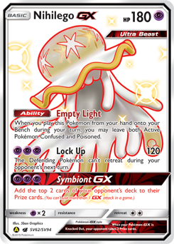 Nihilego-GX — Hidden Fates Shiny Vault