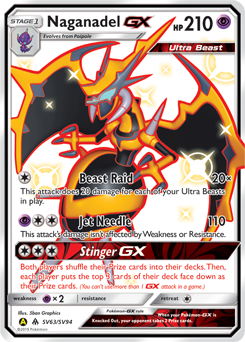 Naganadel-GX — Hidden Fates Shiny Vault