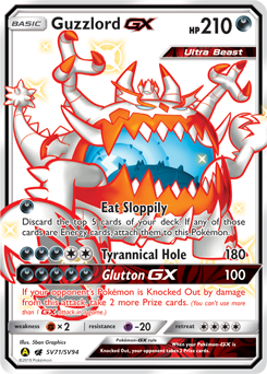 Guzzlord-GX — Hidden Fates Shiny Vault