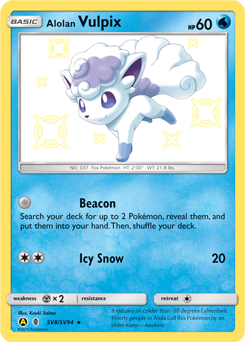 Alolan Vulpix — Hidden Fates Shiny Vault