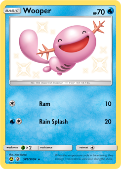 Wooper — Hidden Fates Shiny Vault