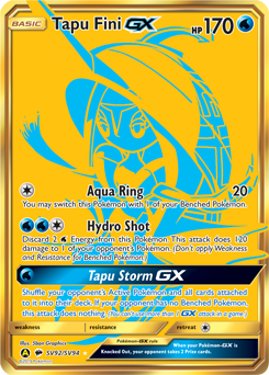 Tapu Fini-GX — Hidden Fates Shiny Vault