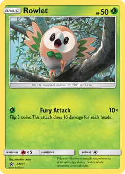 Rowlet — SM Black Star Promos
