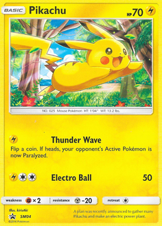 Pikachu — SM Black Star Promos
