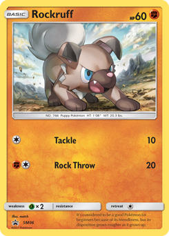 Rockruff — SM Black Star Promos
