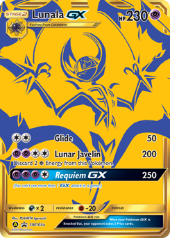 Lunala-GX — SM Black Star Promos