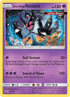 Dawn Wings Necrozma — SM Black Star Promos