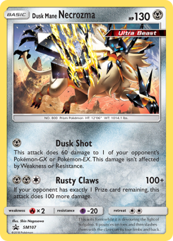 Dusk Mane Necrozma — SM Black Star Promos