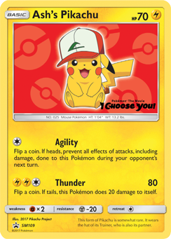 Ash's Pikachu — SM Black Star Promos