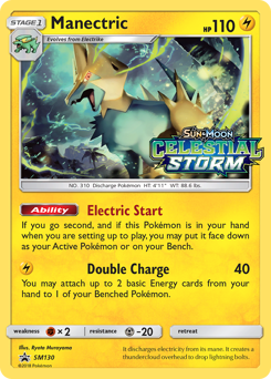 Manectric — SM Black Star Promos