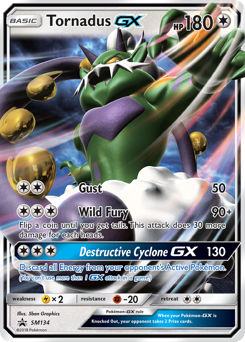 Tornadus-GX — SM Black Star Promos