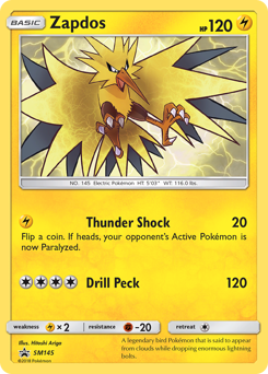 Zapdos — SM Black Star Promos