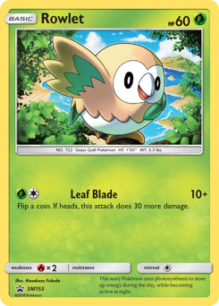 Rowlet — SM Black Star Promos