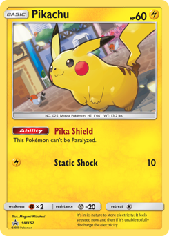 Pikachu — SM Black Star Promos