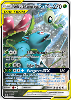 Celebi & Venusaur-GX — SM Black Star Promos