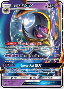 Lunala-GX — SM Black Star Promos