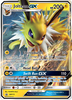 Jolteon-GX — SM Black Star Promos