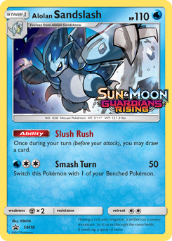 Alolan Sandslash — SM Black Star Promos