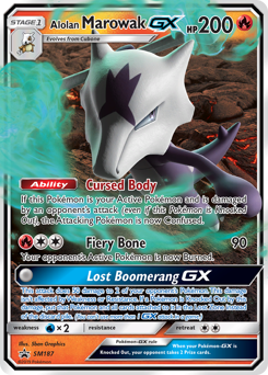 Alolan Marowak-GX — SM Black Star Promos
