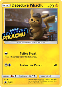 Detective Pikachu — SM Black Star Promos