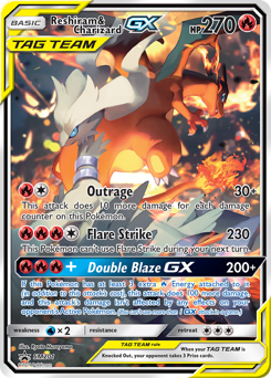 Reshiram & Charizard-GX — SM Black Star Promos
