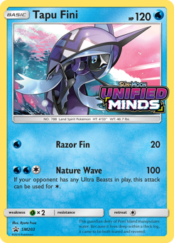 Tapu Fini — SM Black Star Promos