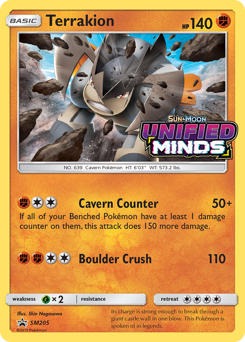 Terrakion — SM Black Star Promos