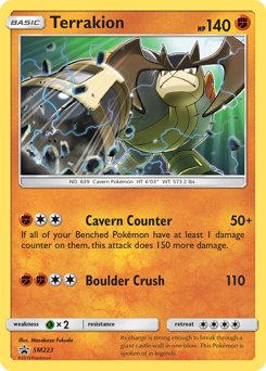 Terrakion — SM Black Star Promos