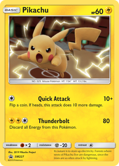 Pikachu — SM Black Star Promos