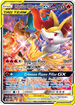 Charizard & Braixen-GX — SM Black Star Promos