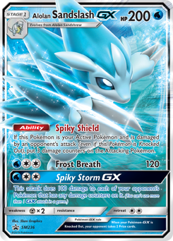 Alolan Sandslash-GX — SM Black Star Promos