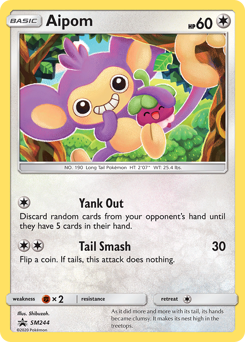 Aipom — SM Black Star Promos